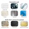 60 Pieces Double Sided Foam Tape Strong Pad Mounting,Black Self-Adhesive Tape Include Square Round and Rectangular